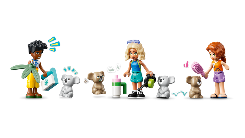 LEGO Friends Koala Habitat & Care Center building set, imported from the UK