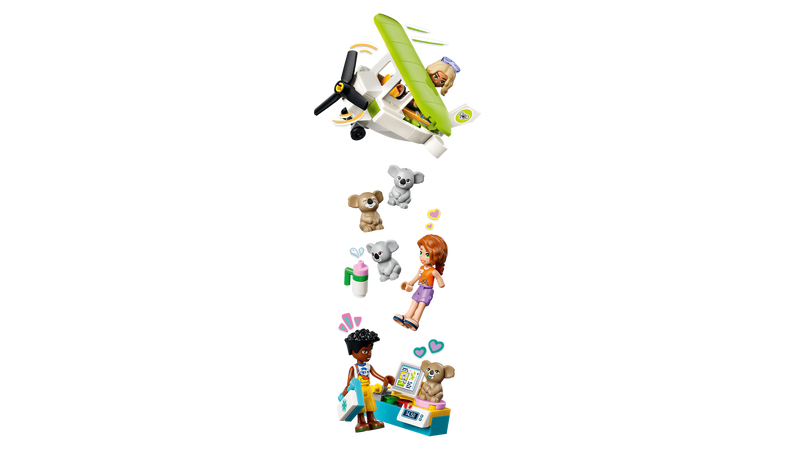 LEGO Friends Koala Habitat & Care Center building set, imported from the UK