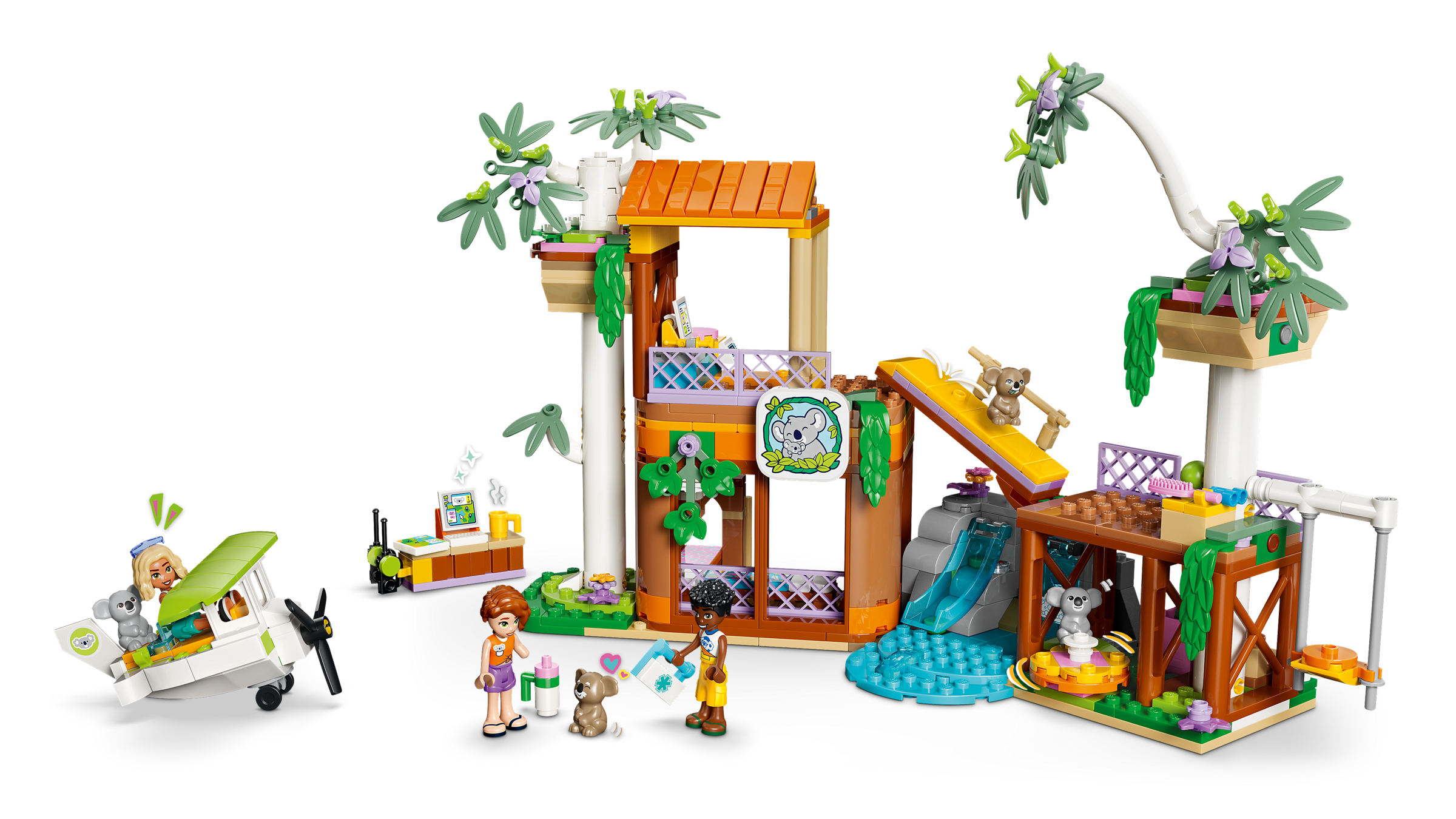 LEGO Friends Koala Habitat & Care Center building set, imported from the UK