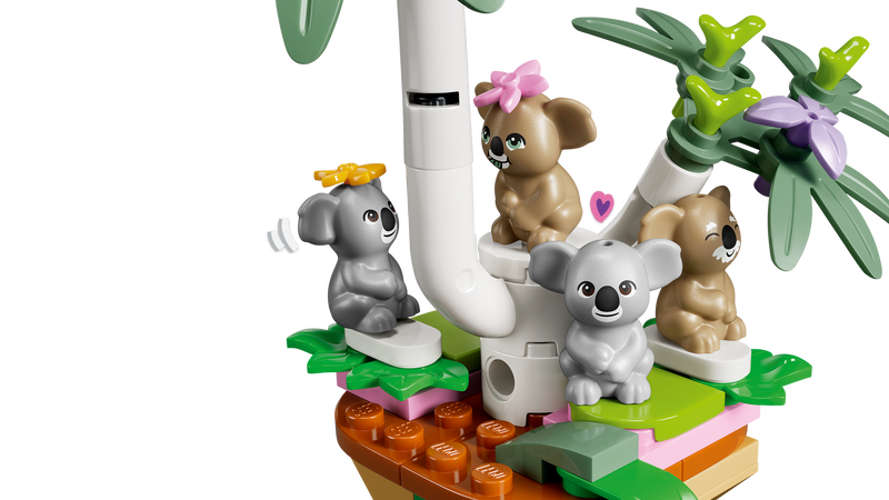 LEGO Friends Koala Habitat & Care Center building set, imported from the UK