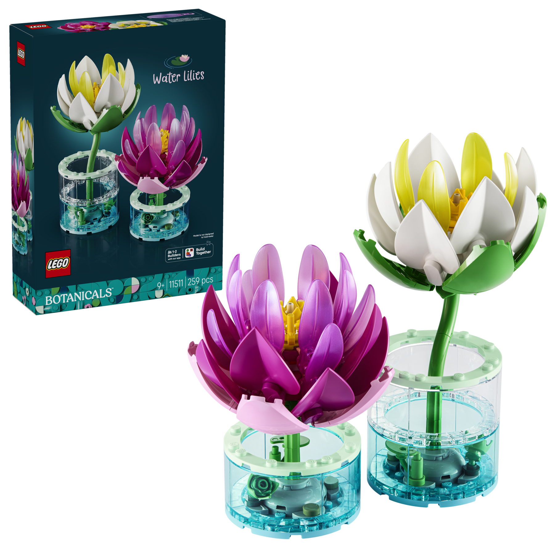LEGO water lilies building set 259 pieces - British product