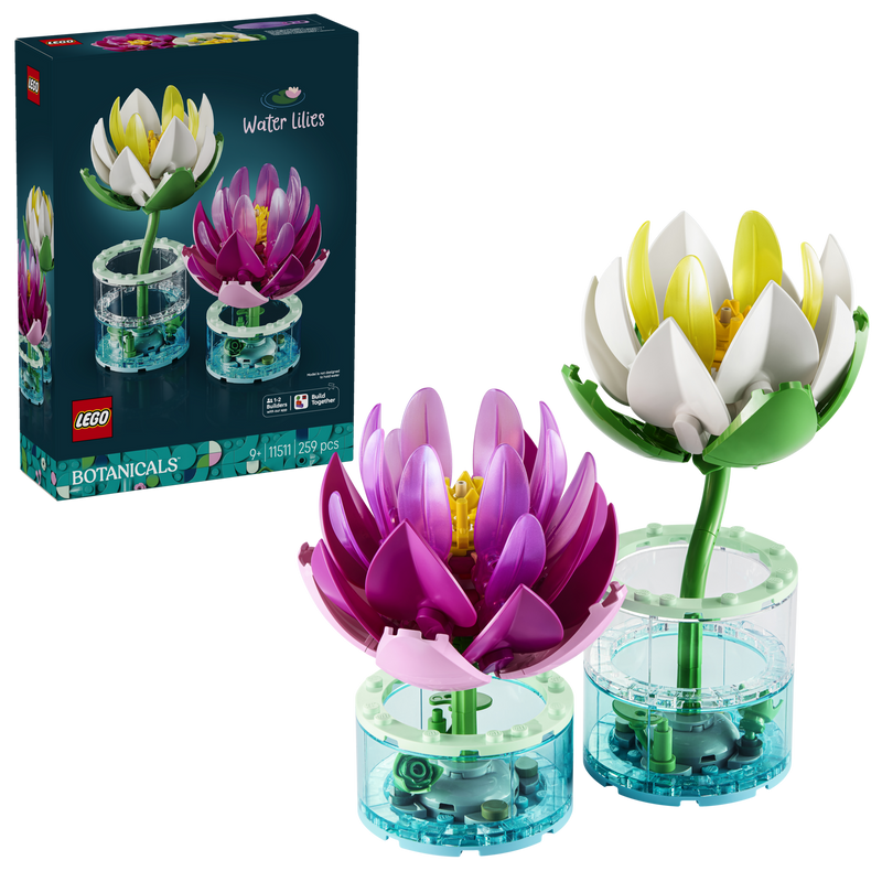LEGO water lilies building set 259 pieces - British product