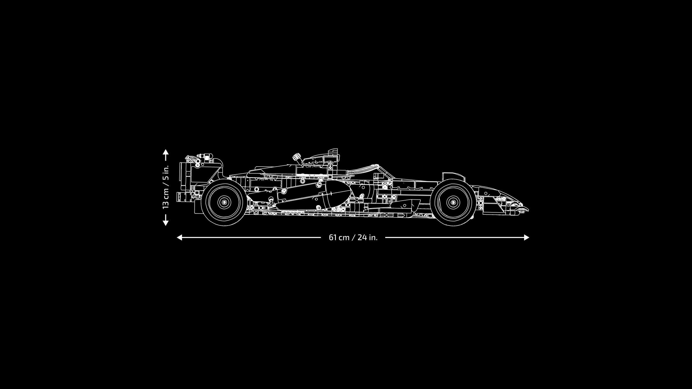 LEGO Technic McLaren MCL39 F1 car model 1:8 scale (British brand)