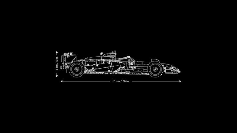 LEGO Technic McLaren MCL39 F1 car model 1:8 scale (British brand)