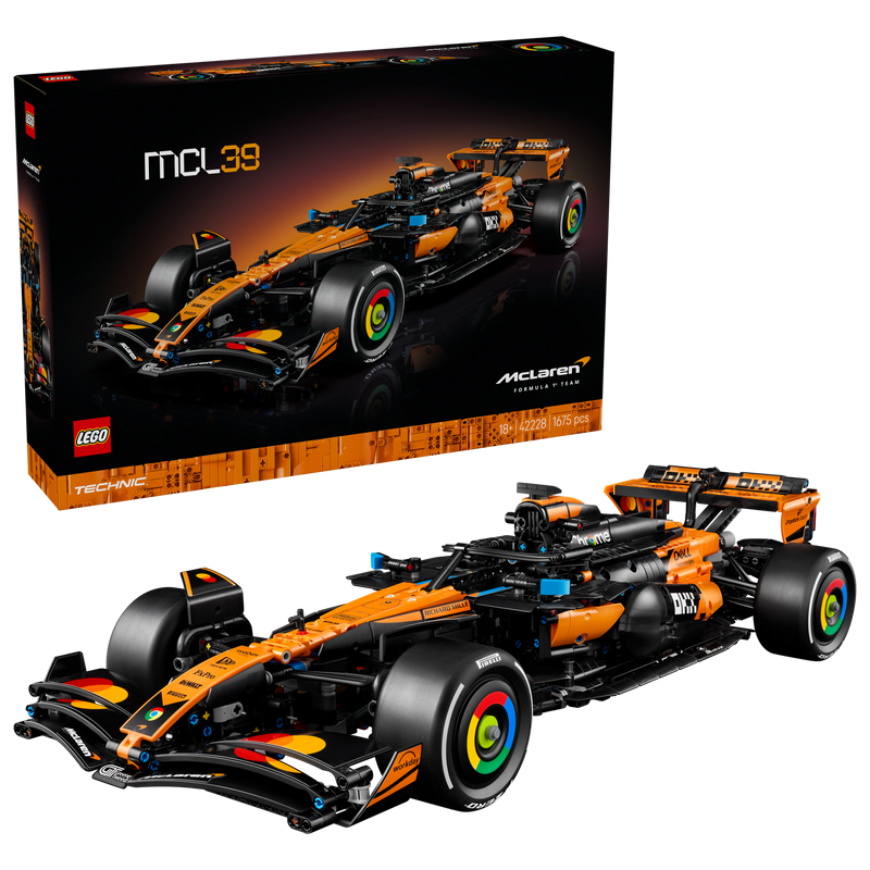LEGO Technic McLaren MCL39 F1 car model 1:8 scale (British brand)