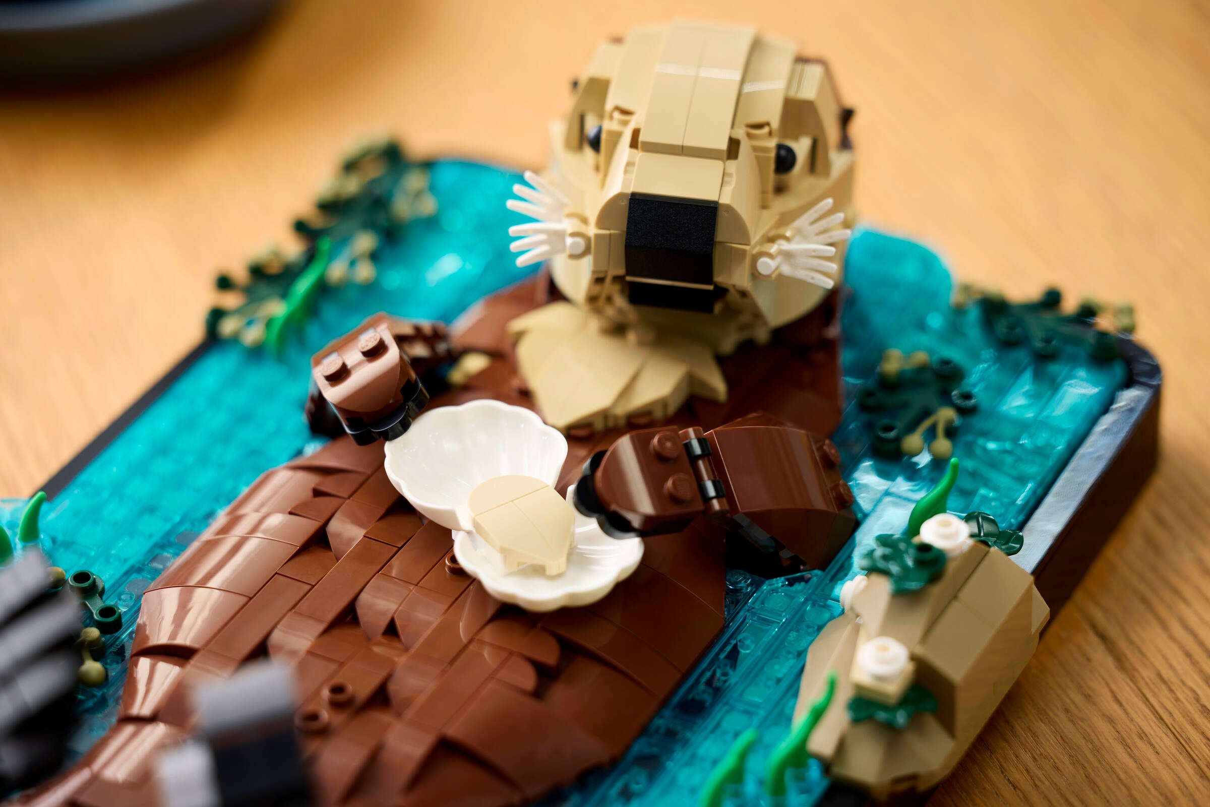 LEGO Floating Sea Otters building set model, UK version