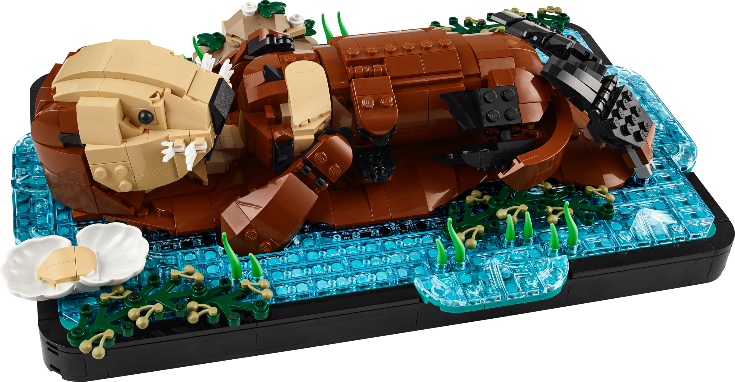 LEGO Floating Sea Otters building set model, UK version