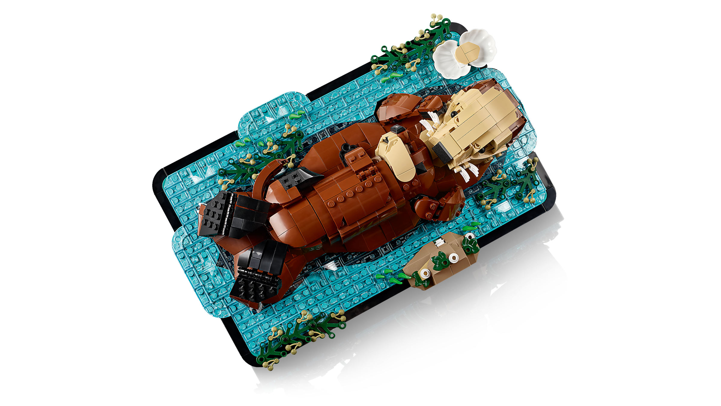 LEGO Floating Sea Otters building set model, UK version