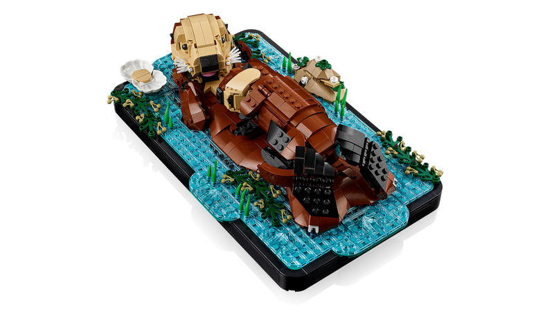 LEGO Floating Sea Otters building set model, UK version