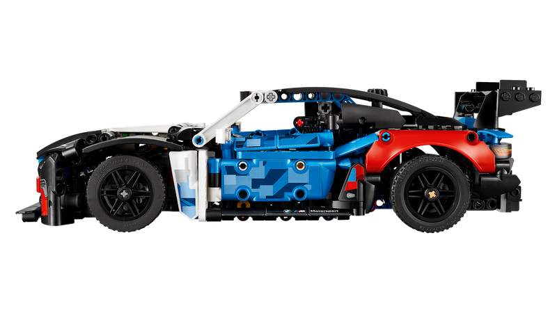 LEGO Technic BMW M4 GT3 EVO race car model kit, imported from the UK