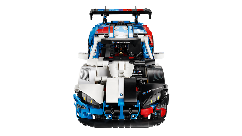 LEGO Technic BMW M4 GT3 EVO race car model kit, imported from the UK