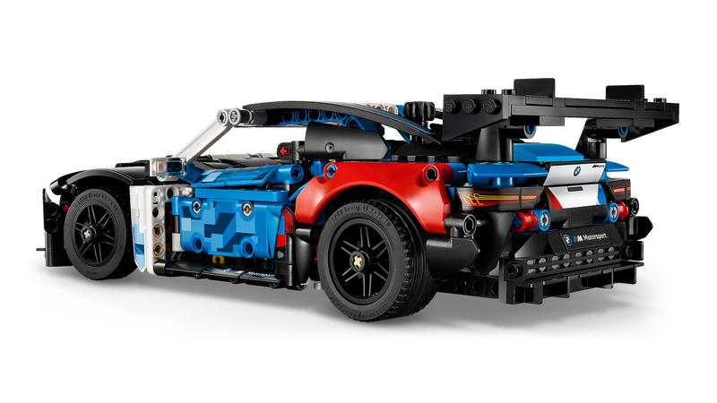 LEGO Technic BMW M4 GT3 EVO race car model kit, imported from the UK