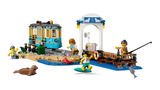 LEGO Classic Beach Streetcar building set with trolley and minifigures - British product