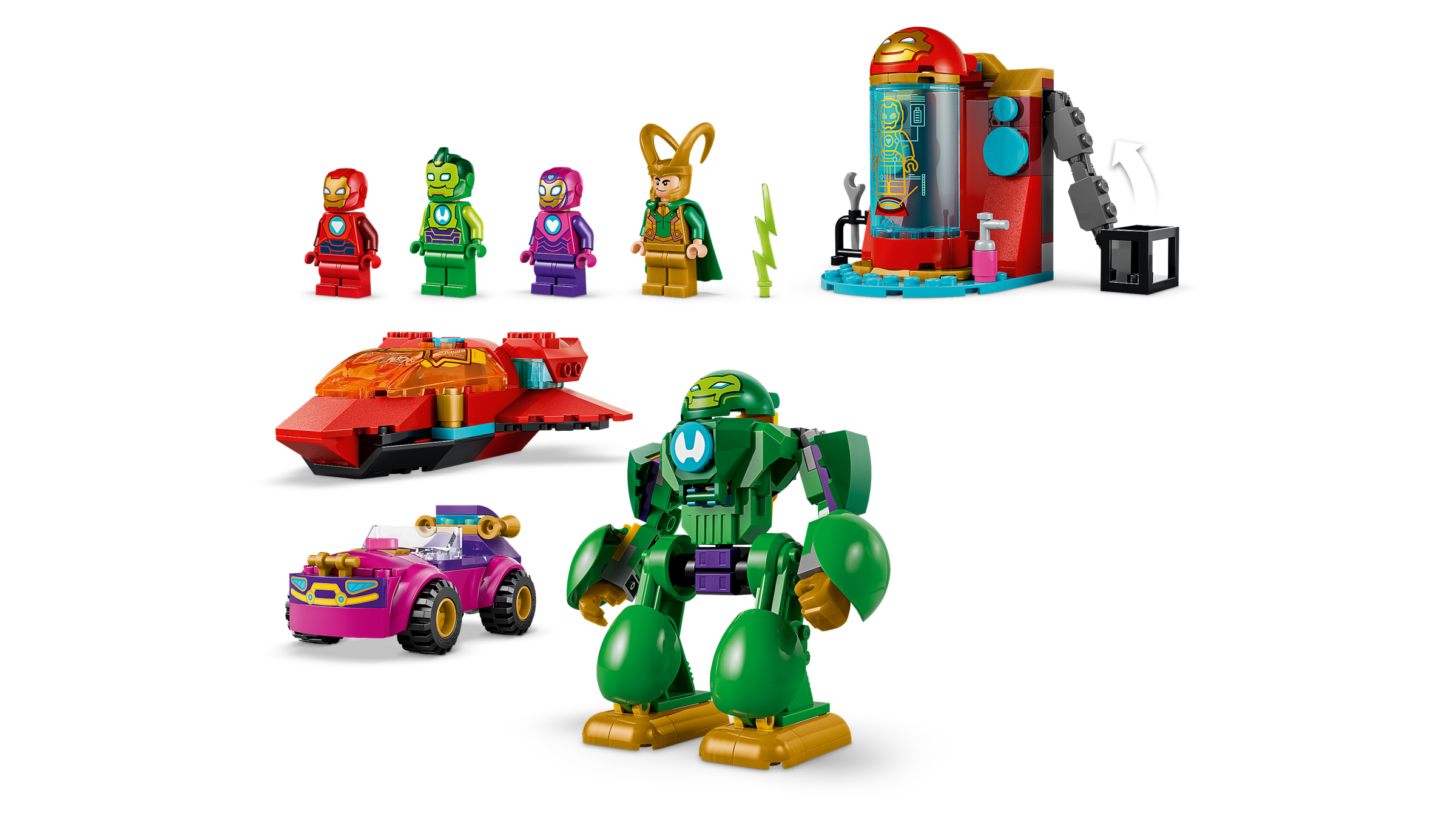 LEGO Loki vs. Team Iron Man building set 204pc - British product