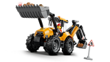 LEGO City Yellow Backhoe Loader building set, UK version