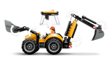 LEGO City Yellow Backhoe Loader building set, UK version