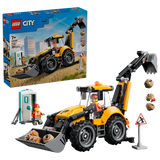 LEGO City Yellow Backhoe Loader building set, UK version