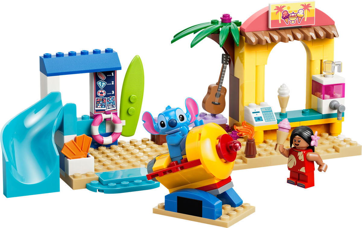 LEGO Beach Fun with Lilo & Stitch building toy 113 pieces (British brand)