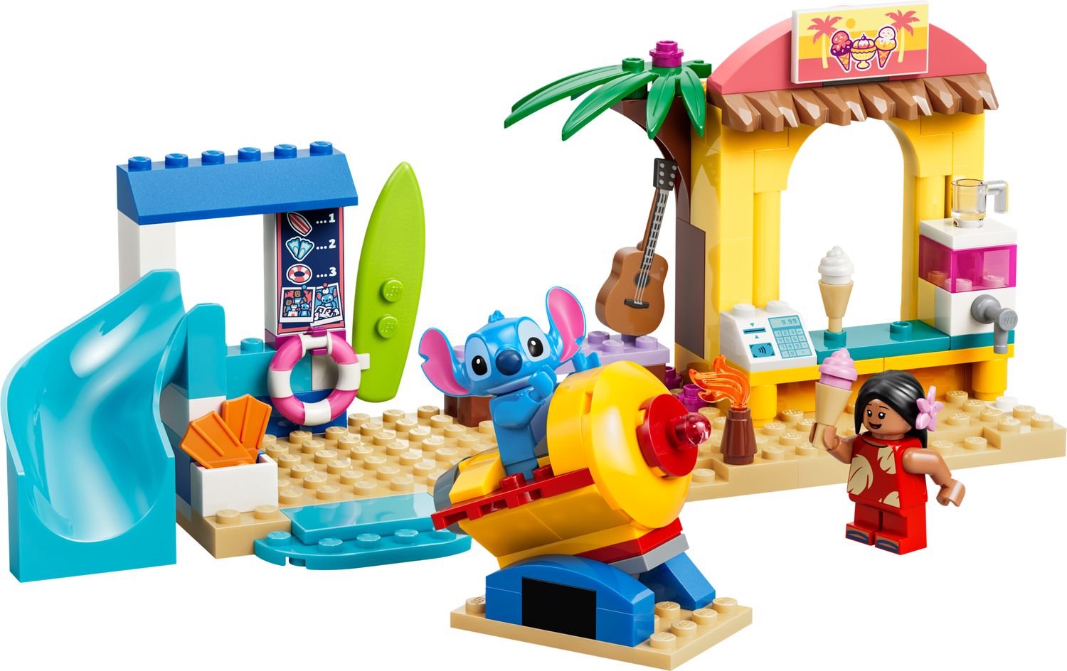 LEGO Beach Fun with Lilo & Stitch building toy 113 pieces (British brand)