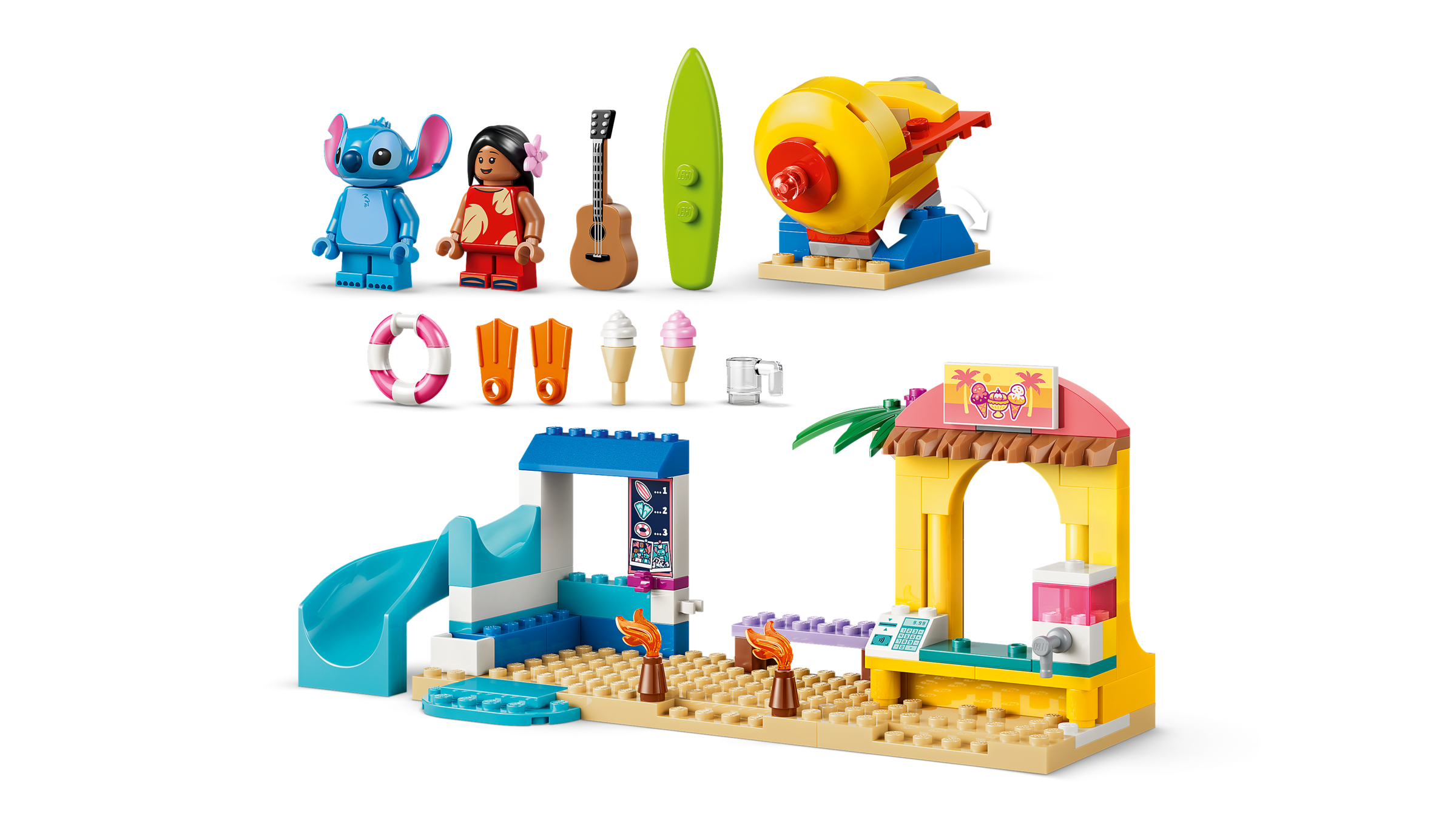 LEGO Beach Fun with Lilo & Stitch building toy 113 pieces (British brand)