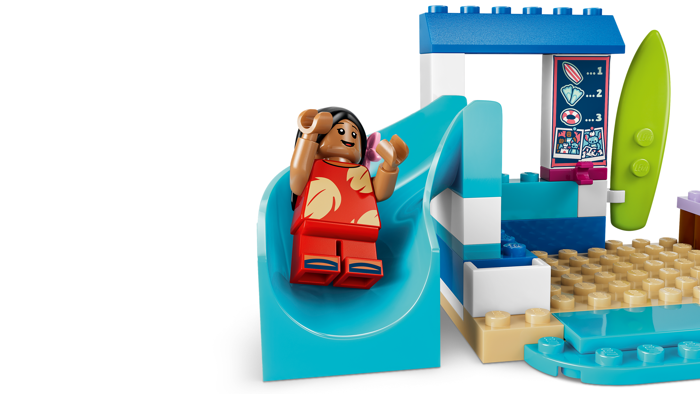 LEGO Beach Fun with Lilo & Stitch building toy 113 pieces (British brand)