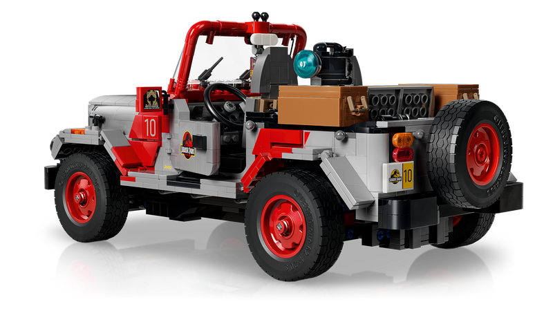 LEGO Jurassic Park Jeep Wrangler building set 1,924 pieces (British brand)