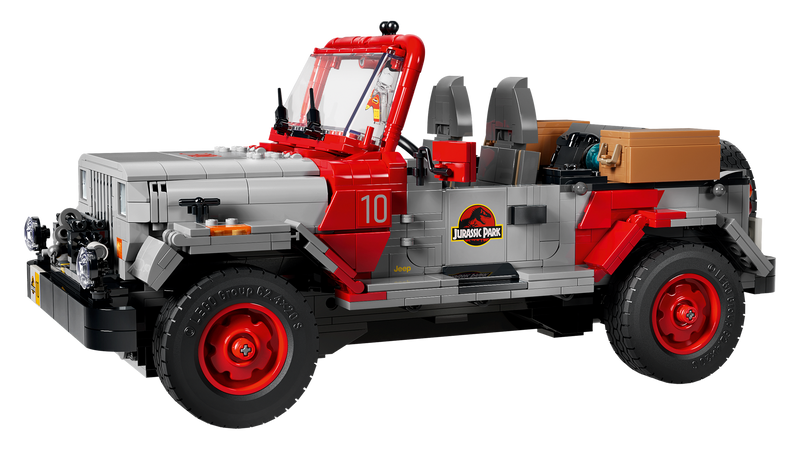 LEGO Jurassic Park Jeep Wrangler building set 1,924 pieces (British brand)