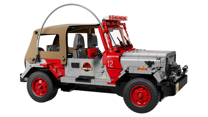 LEGO Jurassic Park Jeep Wrangler building set 1,924 pieces (British brand)