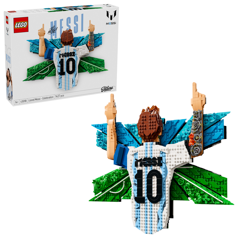 LEGO Lionel Messi Celebration building set 1,427 pieces, UK version
