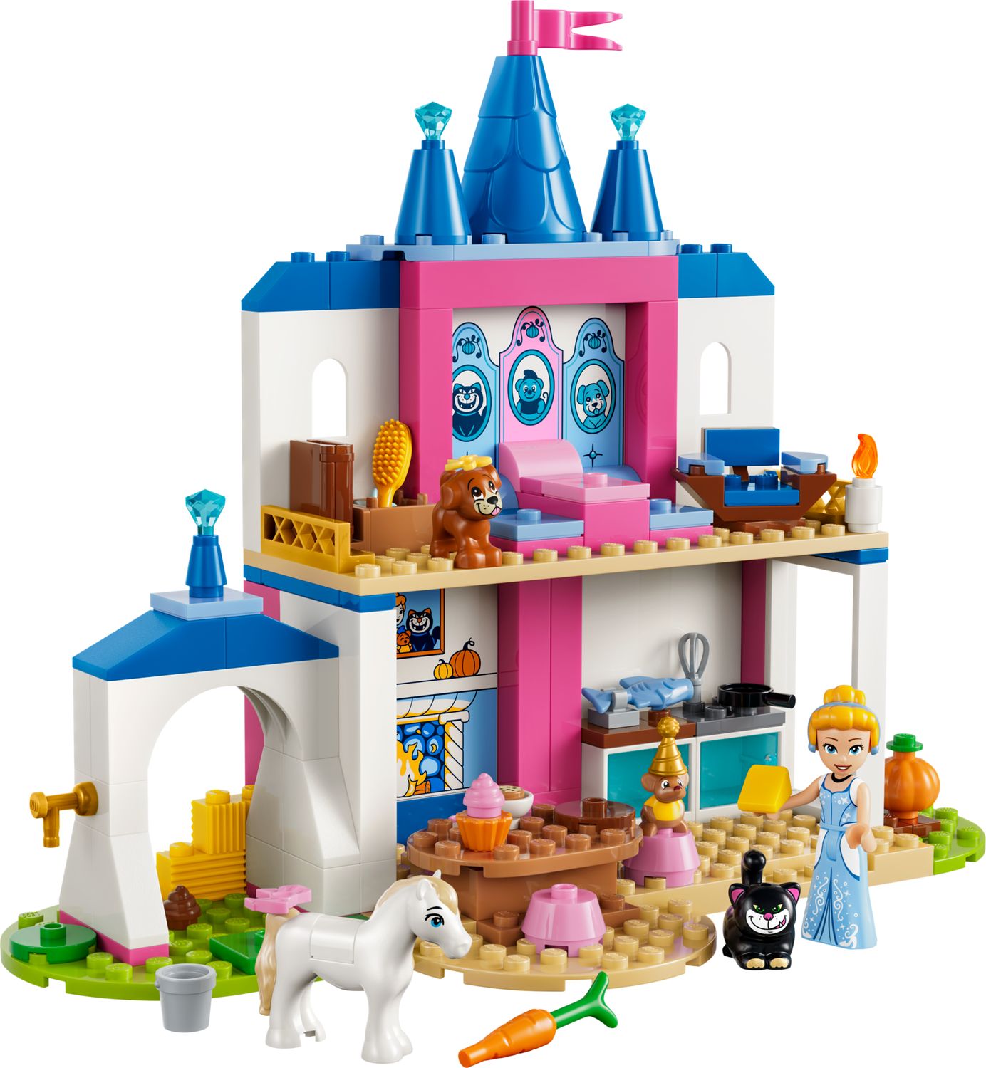 LEGO Cinderella Animal Friends Castle building toy 149 pieces, imported from the UK