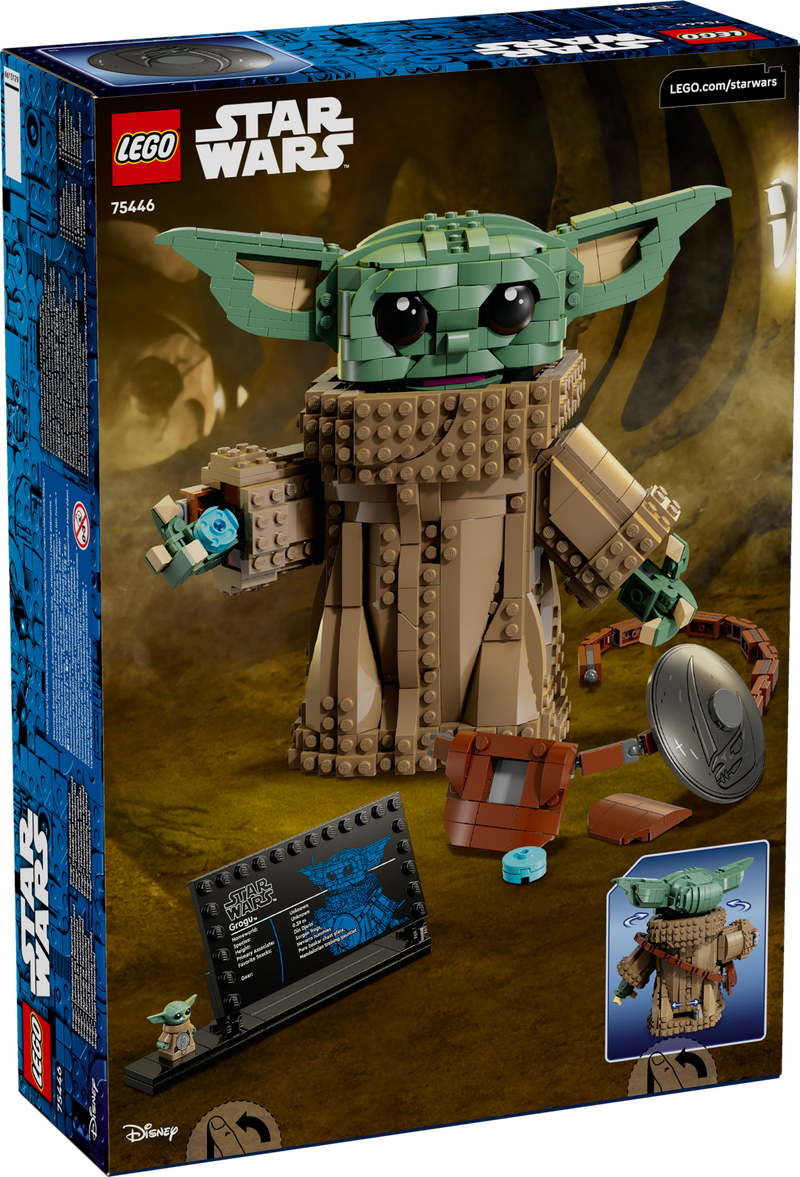 LEGO Star Wars Grogu Mandalorian Apprentice building toy (British brand)