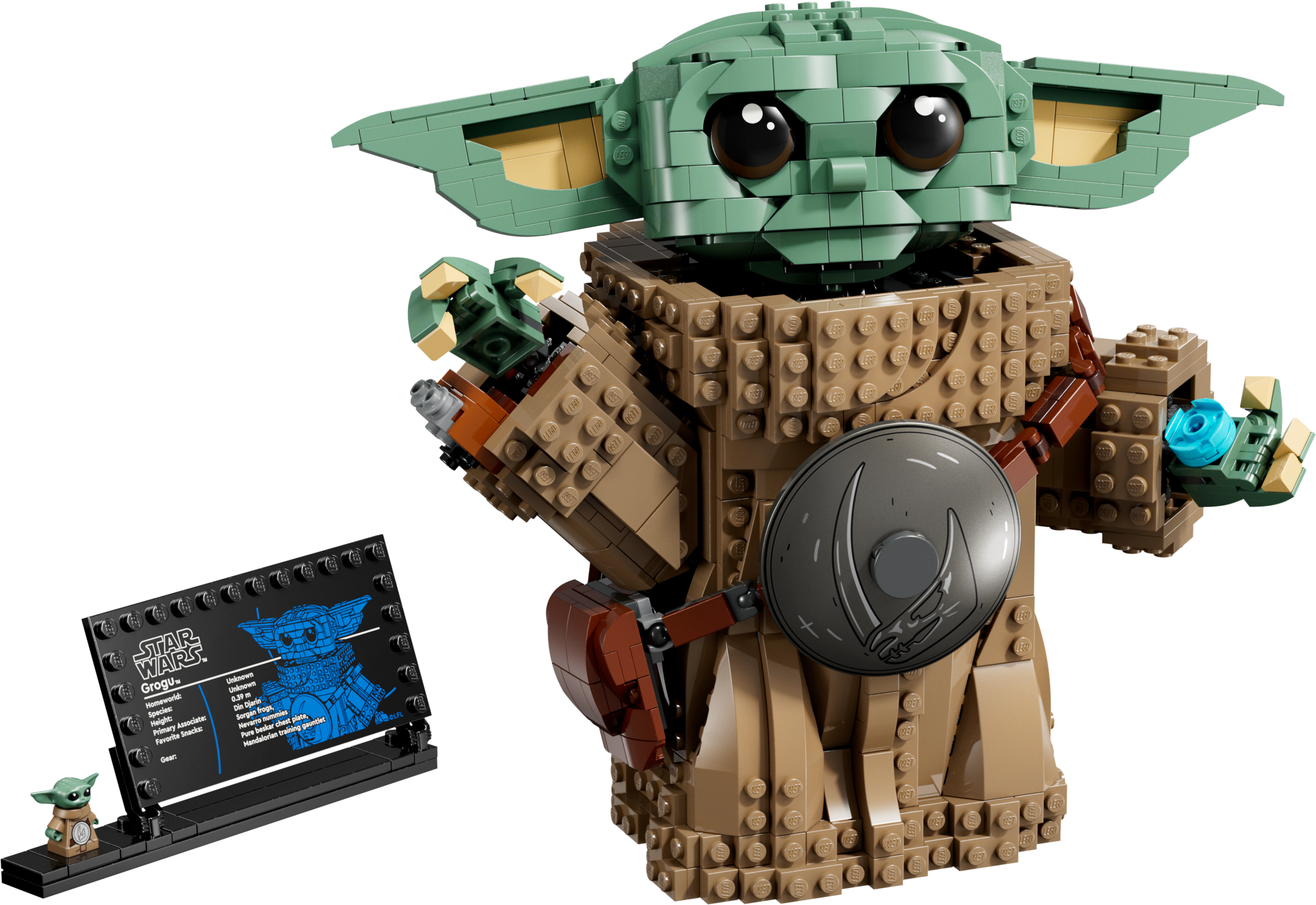 LEGO Star Wars Grogu Mandalorian Apprentice building toy (British brand)