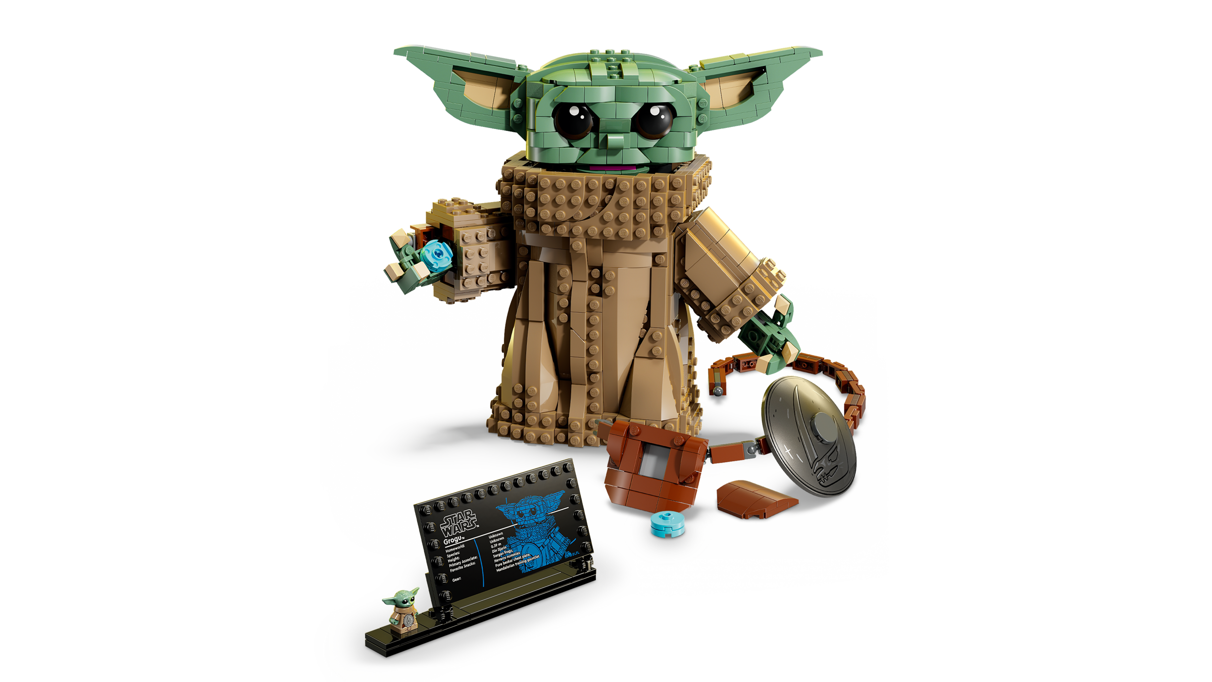 LEGO Star Wars Grogu Mandalorian Apprentice building toy (British brand)