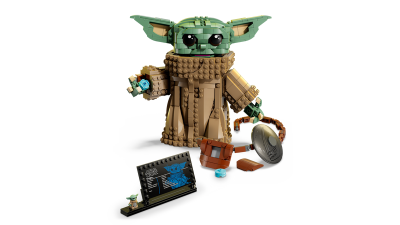 LEGO Star Wars Grogu Mandalorian Apprentice building toy (British brand)