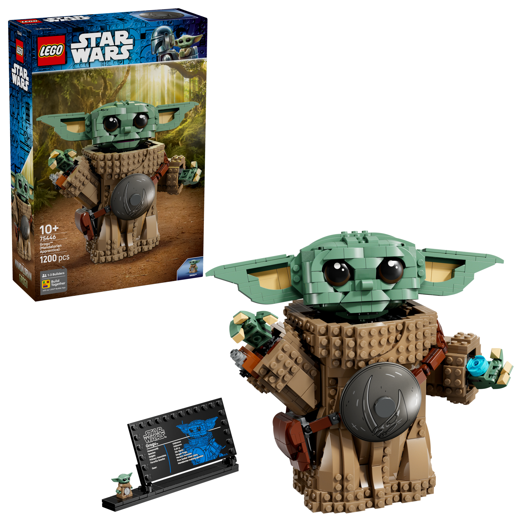 LEGO Star Wars Grogu Mandalorian Apprentice building toy (British brand)