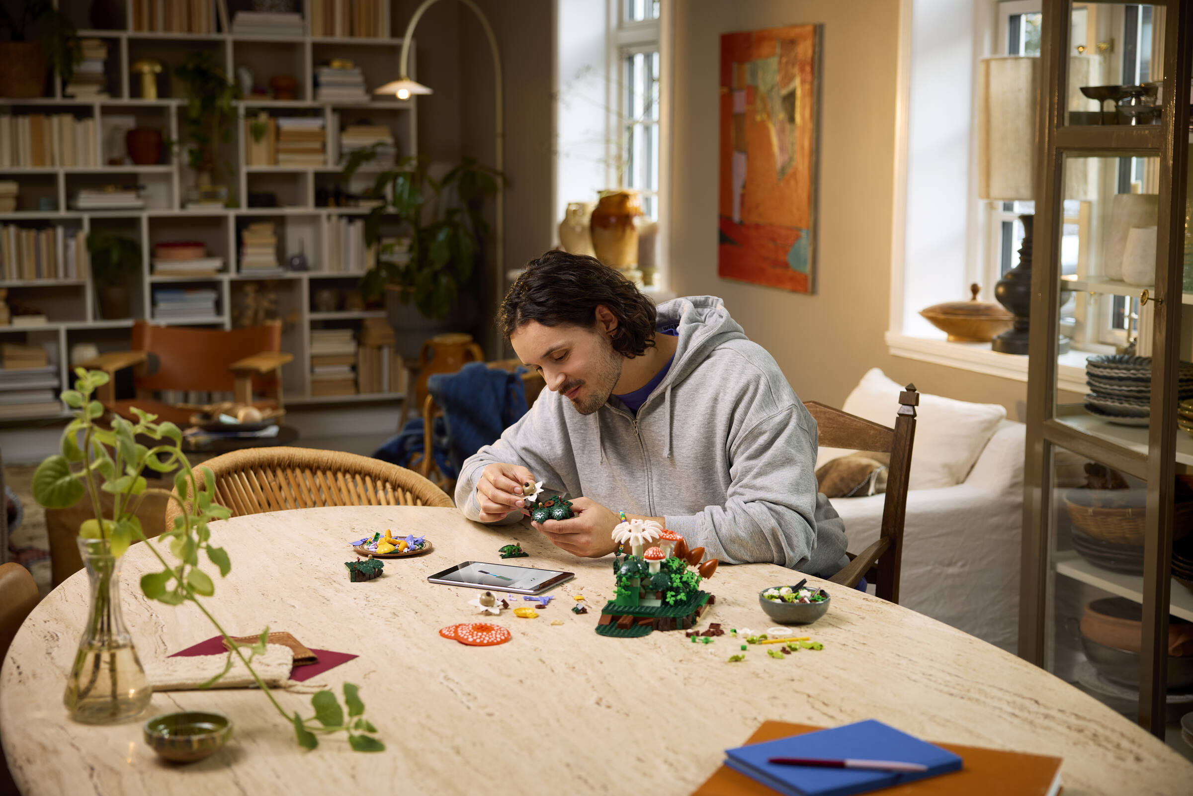 LEGO Woodland Mushrooms building set, imported from the UK