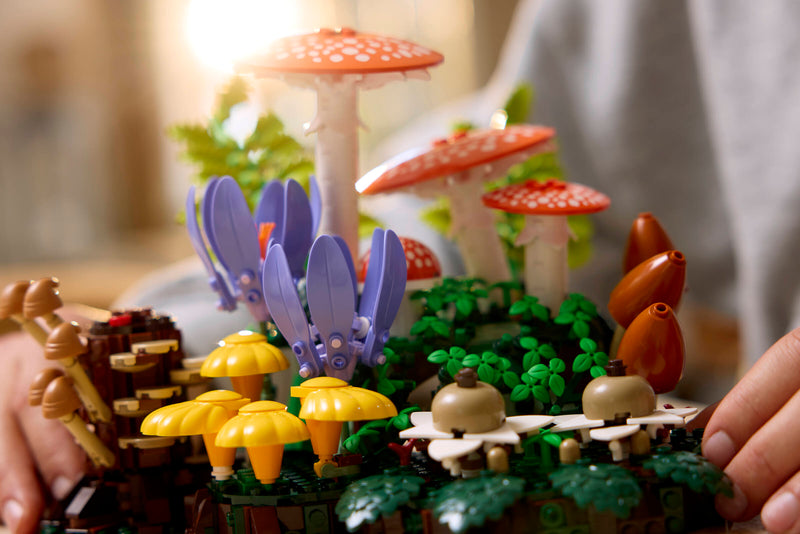 LEGO Woodland Mushrooms building set, imported from the UK