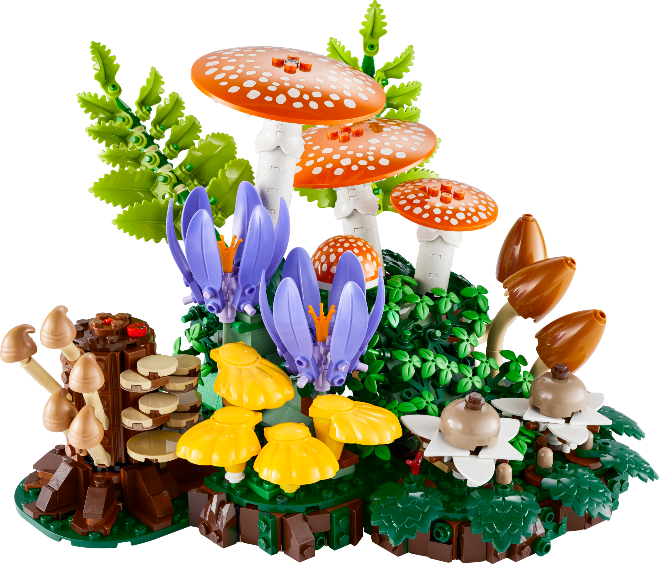 LEGO Woodland Mushrooms building set, imported from the UK