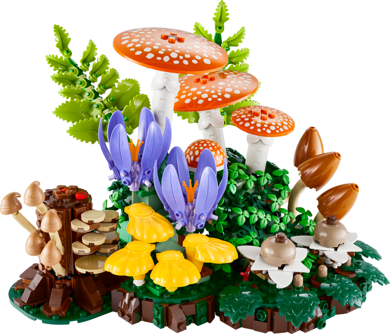 LEGO Woodland Mushrooms building set, imported from the UK