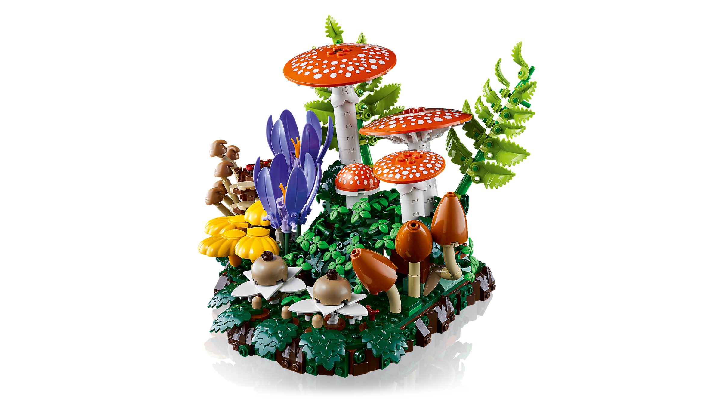 LEGO Woodland Mushrooms building set, imported from the UK