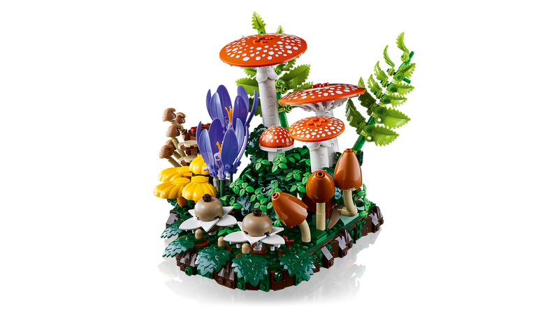 LEGO Woodland Mushrooms building set, imported from the UK