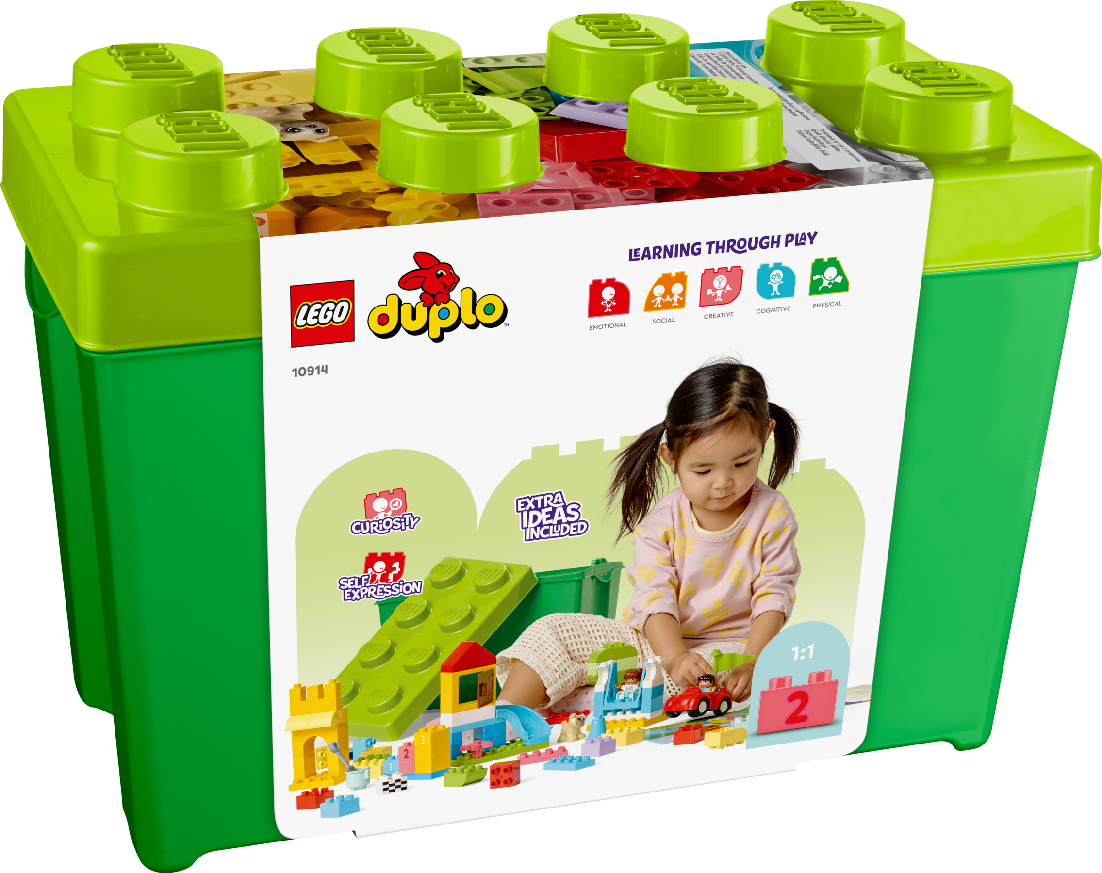 Duplo Deluxe Brick Box building toy 85 pieces - British product