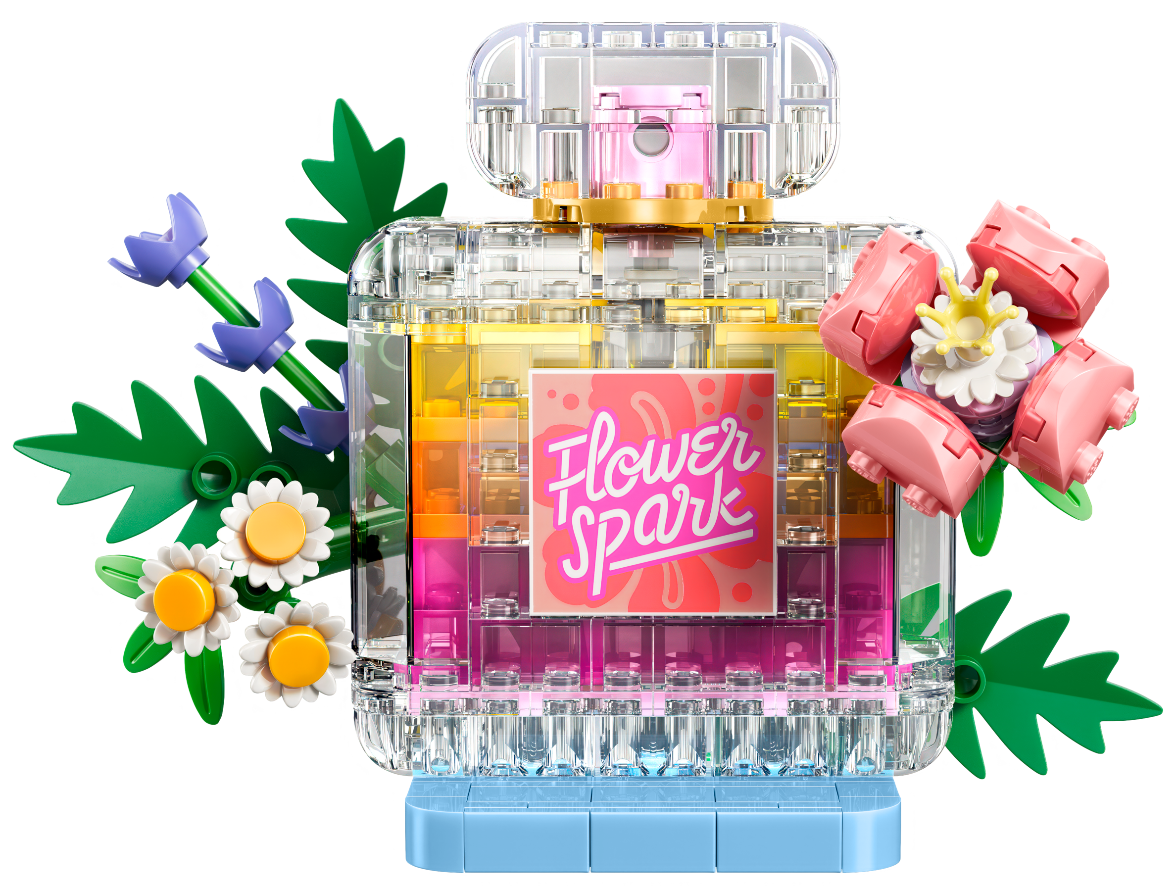 LEGO Creator Floral Decor Perfume Bottle 286-piece building set - British product