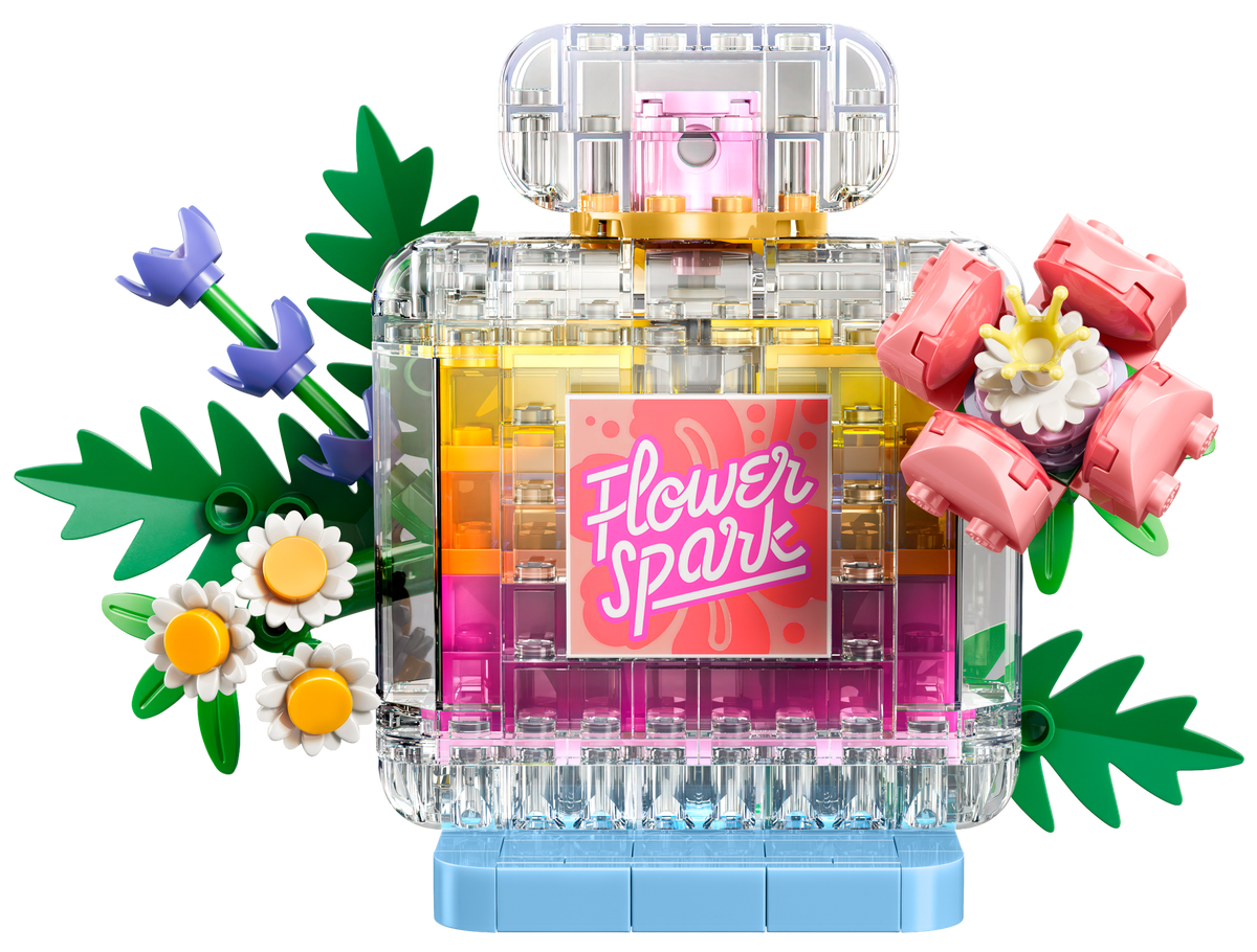 LEGO Creator Floral Decor Perfume Bottle 286-piece building set - British product