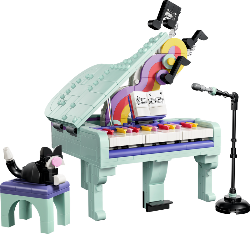 LEGO Creator Music Piano with Cat building set 485 pieces (British brand)