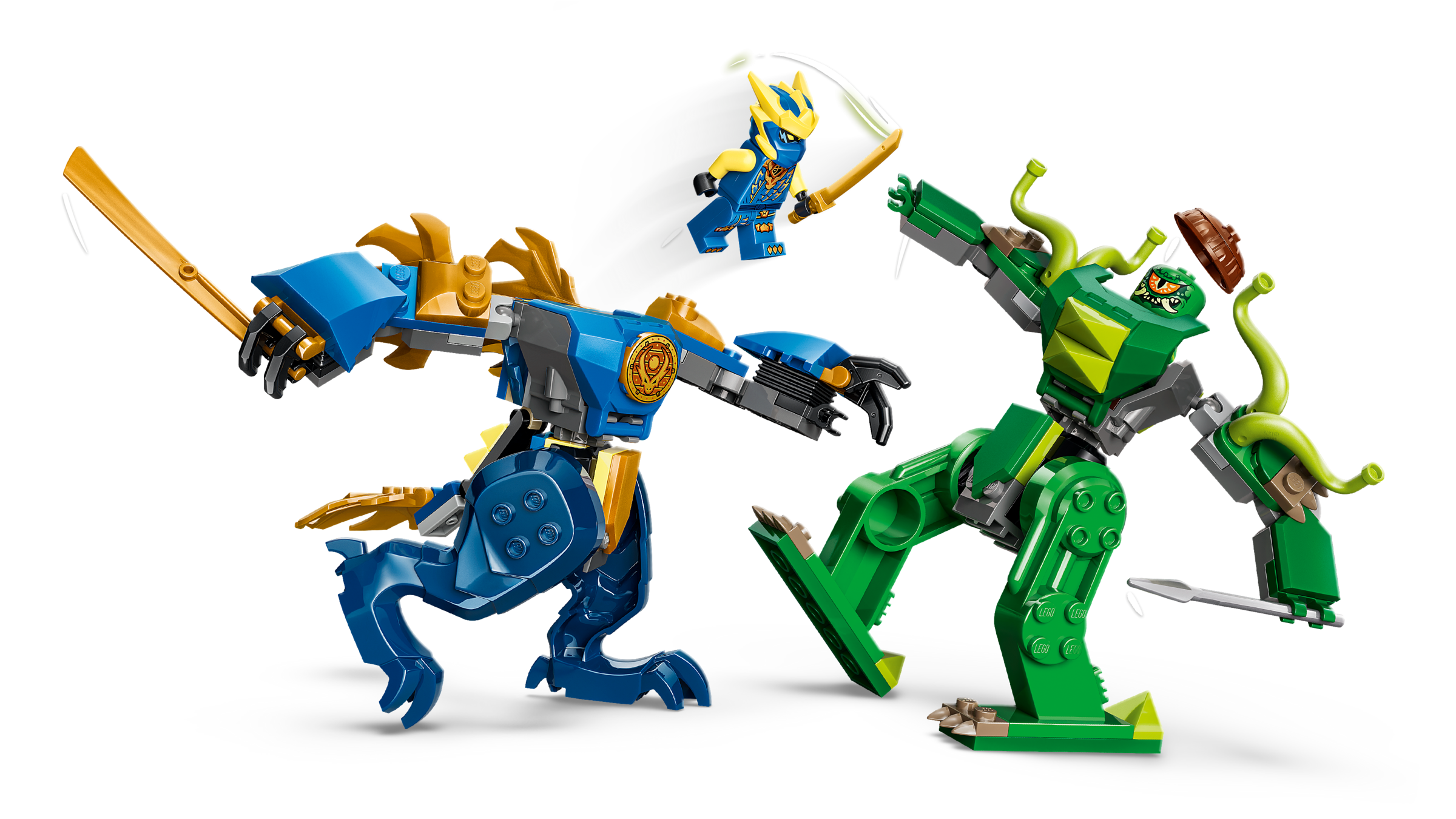 LEGO NINJAGO Jay's Dragon Mech Fight 107pc, imported from the UK