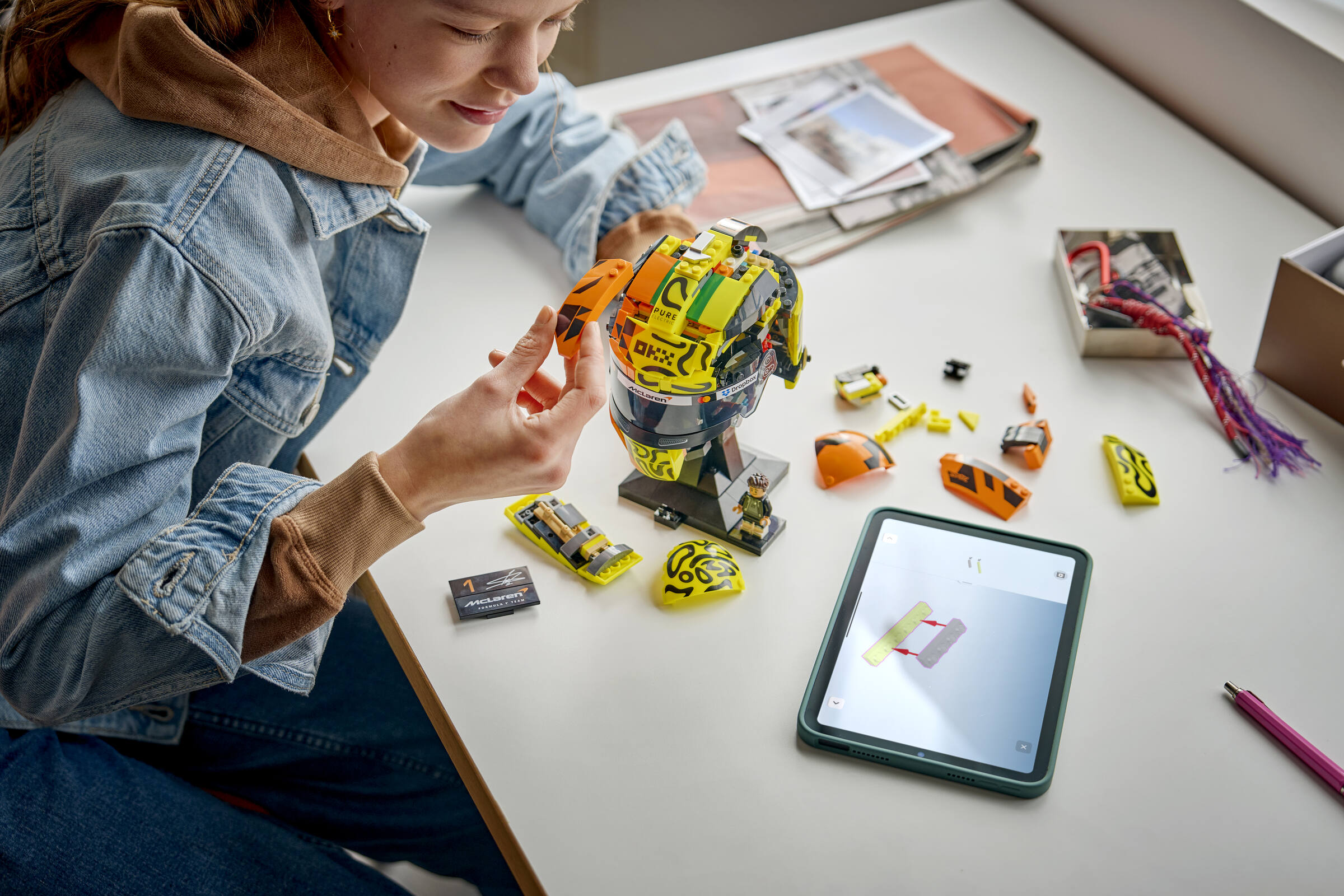 LEGO Lando Norris Helmet building set (British brand)
