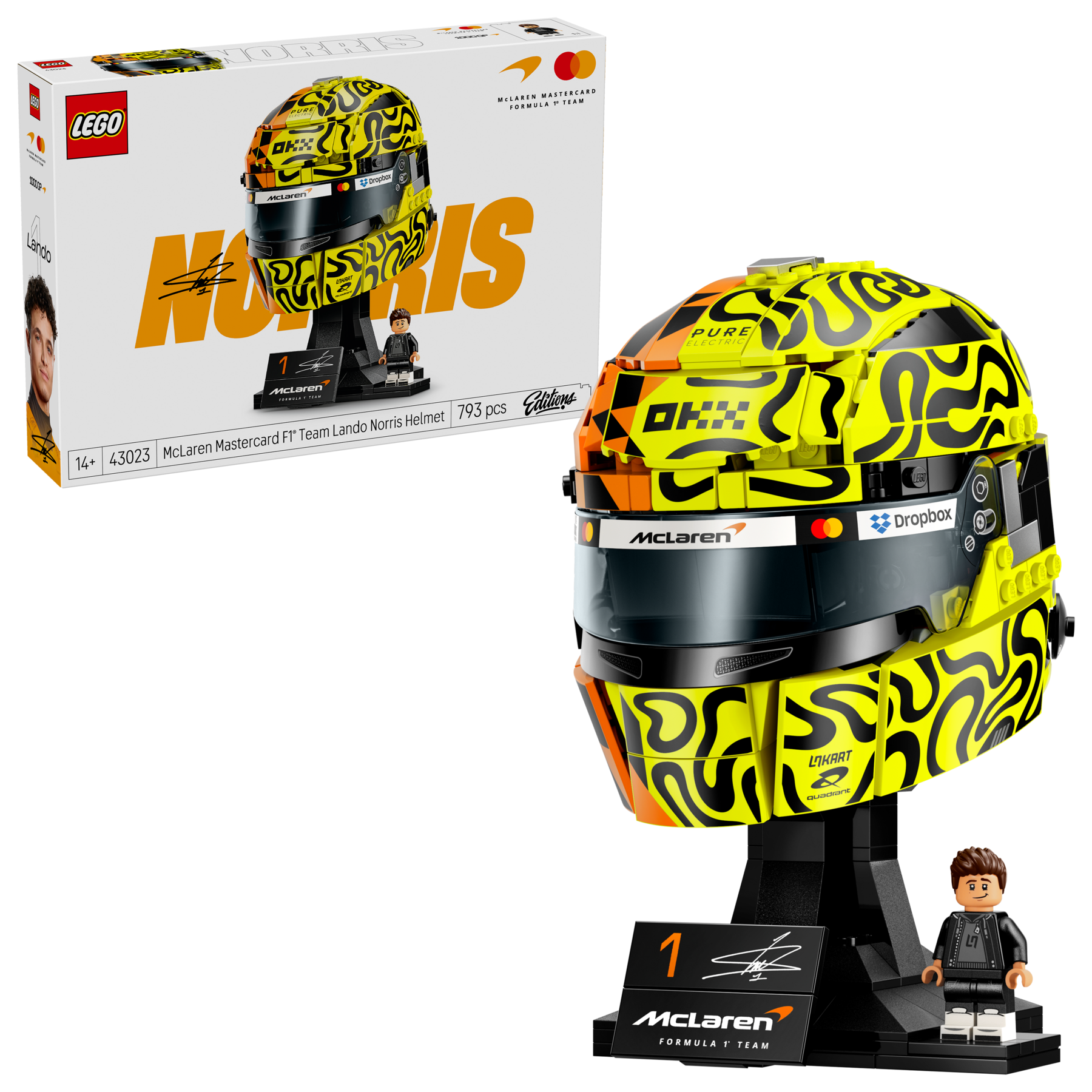 LEGO Lando Norris Helmet building set (British brand)
