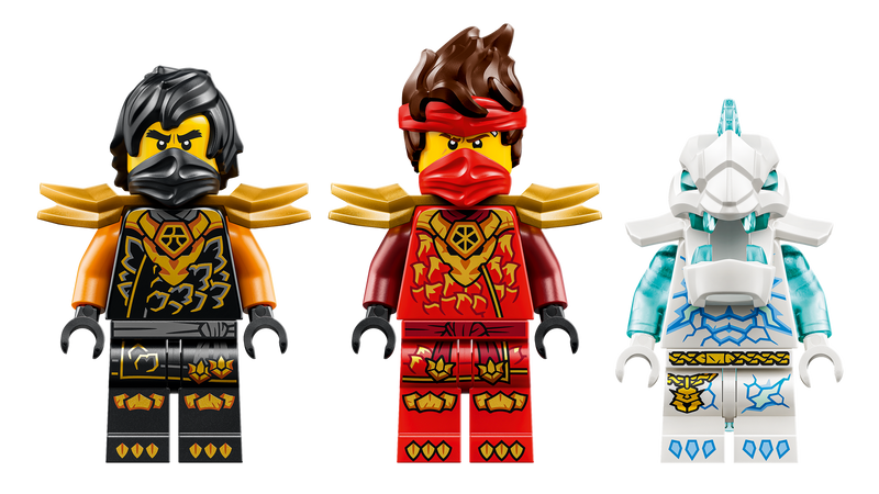 LEGO Ninjago building set Kai and Cole's Combiner Vehicles, imported from the UK