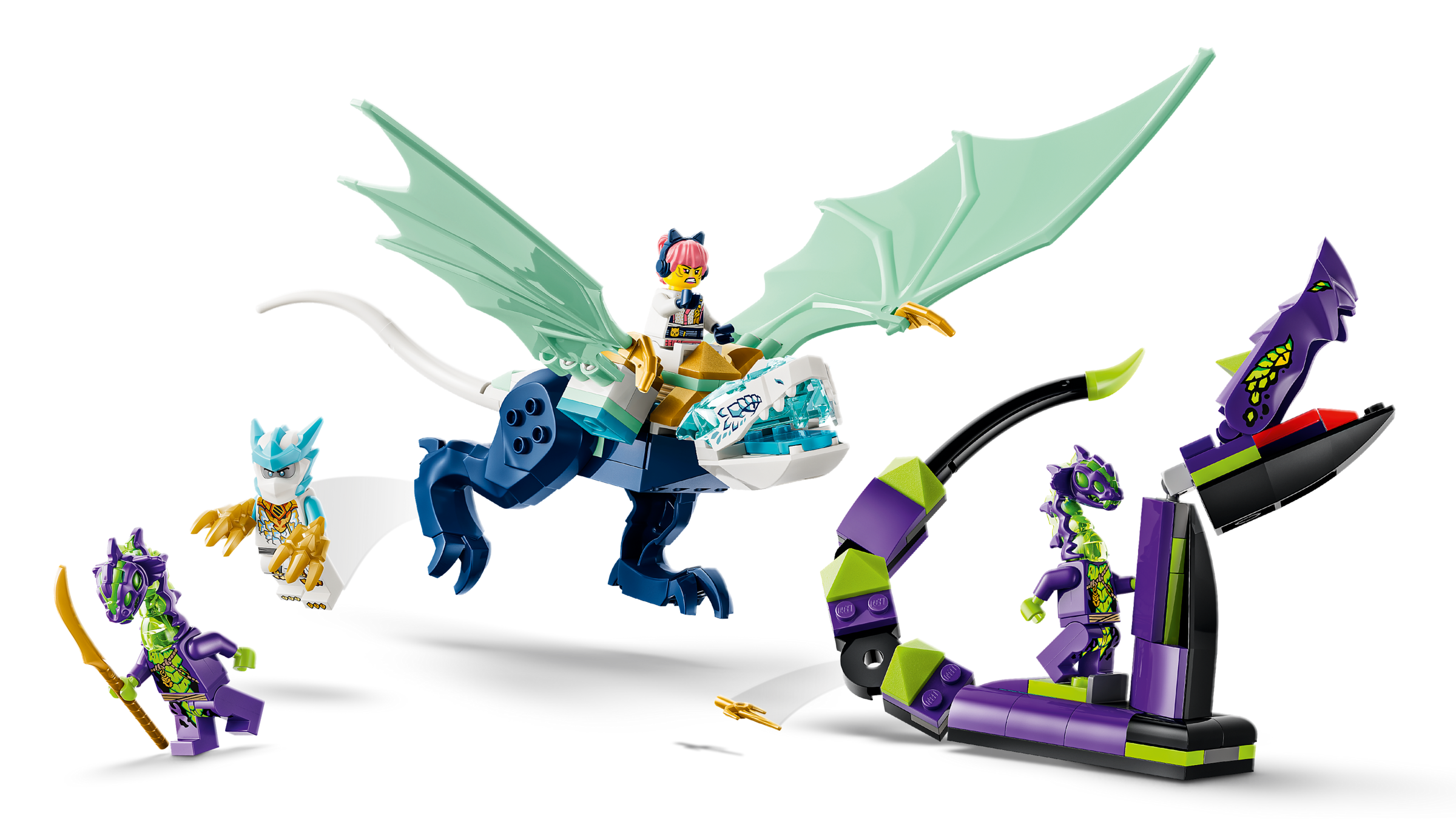 LEGO NINJAGO Zane's Ice Dragon Battle 141 pieces - British product